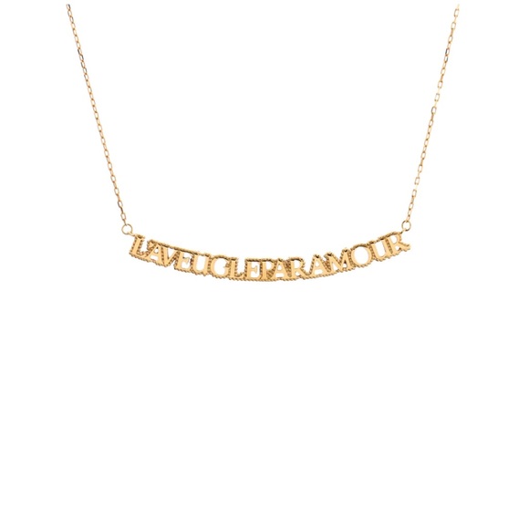 🩷SOLD🩷 GUCCI 18K Gold L'Aveugle Par Amour Necklace - Picture 3 of 7